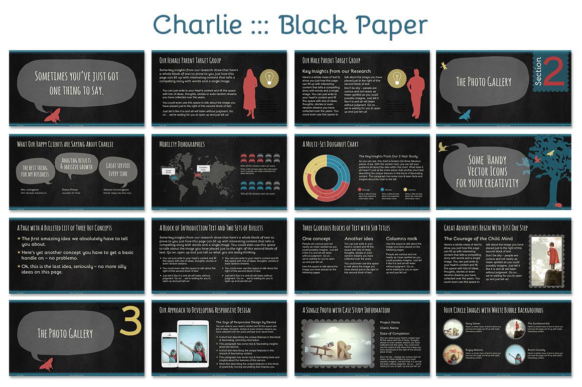 Charlie Powerpoint Template - Presentations - 4