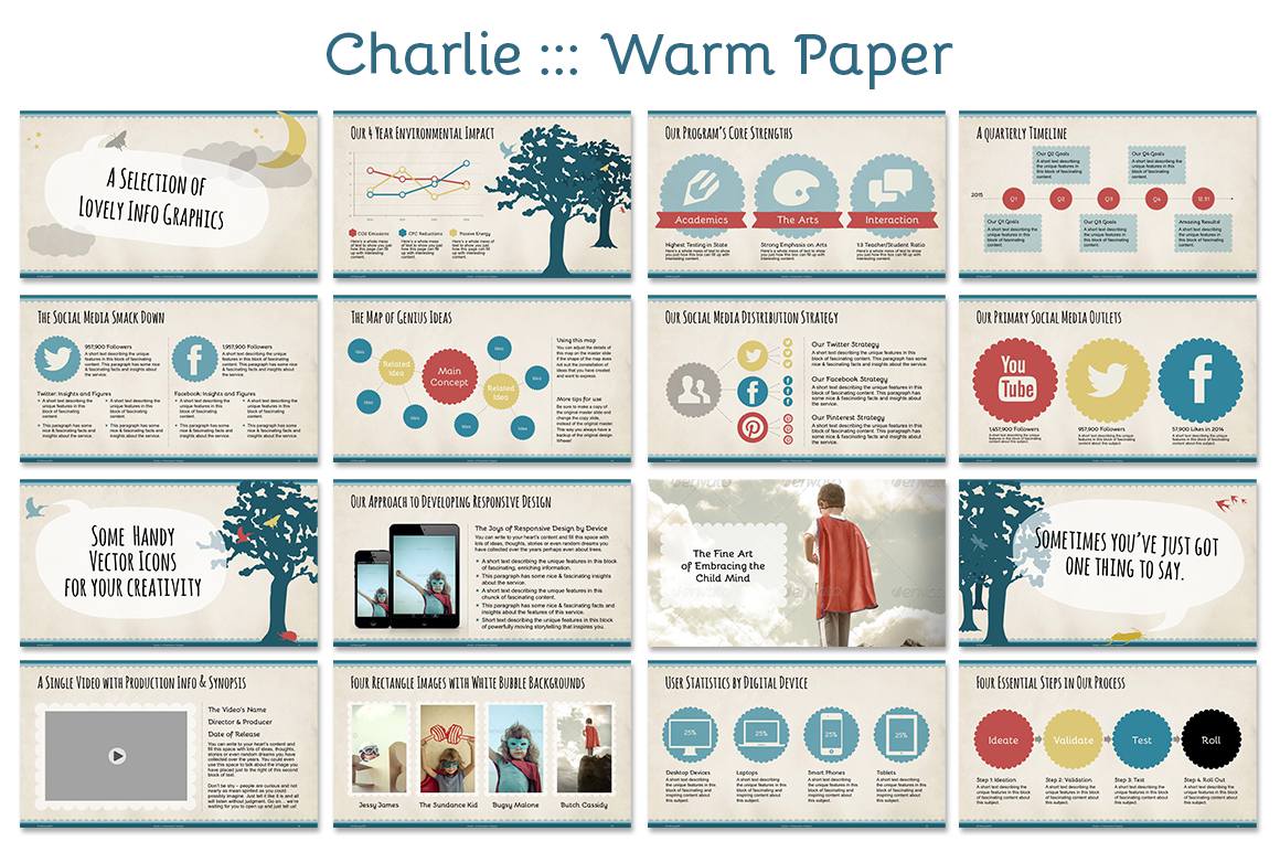 Charlie Powerpoint Template - Presentations - 5